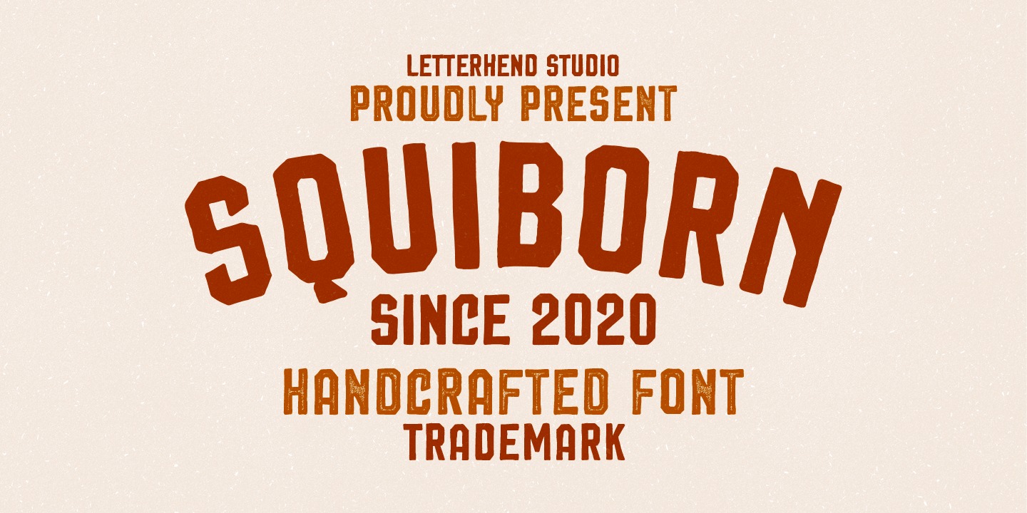 Example font Squiborn #1